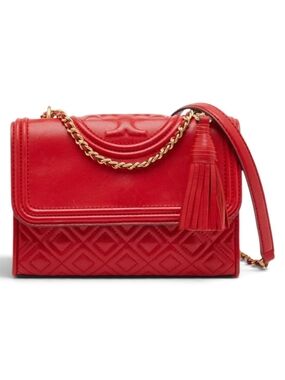 Tory Burch Fleming Red Shoulder